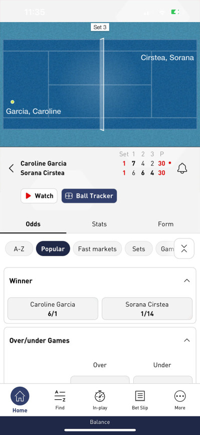 Virgin Bet ios app